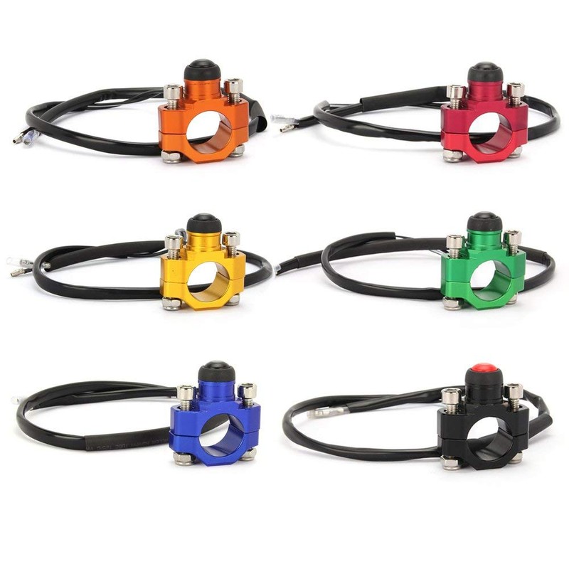 JFG RACING CNC Dirt Bike Engine Stop Start Kill Switch