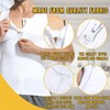 PODFAN Mens Compression Shirt Zipper, Gynecomastia Tummy Control Vest, Back