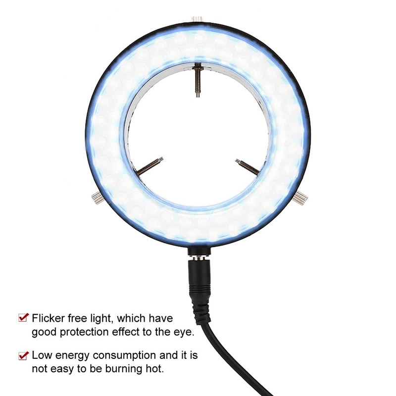 220V 4.5W DC12V Ring Light Stereo Microscope Light, Microscope LED