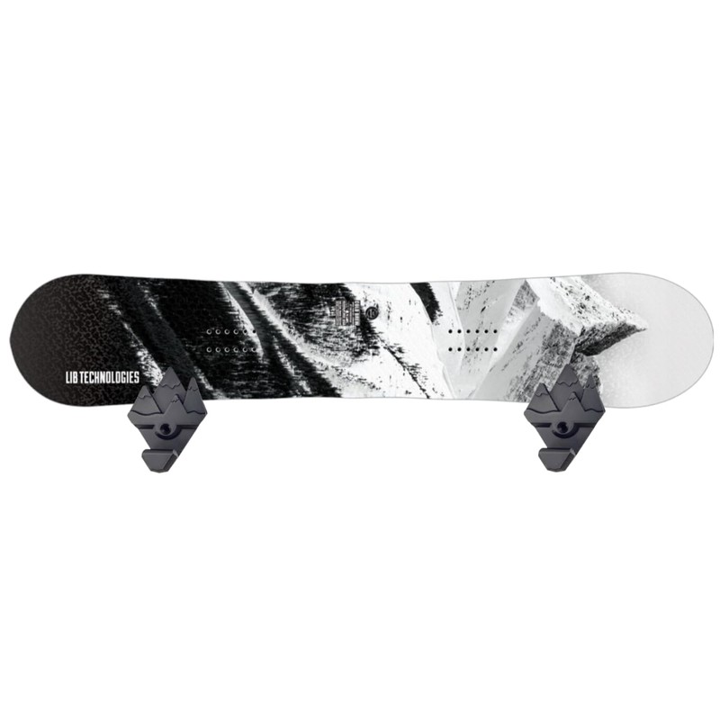 Snowboard Wall Mount Rack with Hooks – Heavy-Duty Wall Storage
