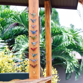 Decorative Door Hanging 10 Fabric Birds Tota String with Bell Indian Traditional Festival Decoration for Home Window Wall Temple Bedroom Kids Room Home Decor Gifts (Size :- 39 Inches/3.25 Feet's)