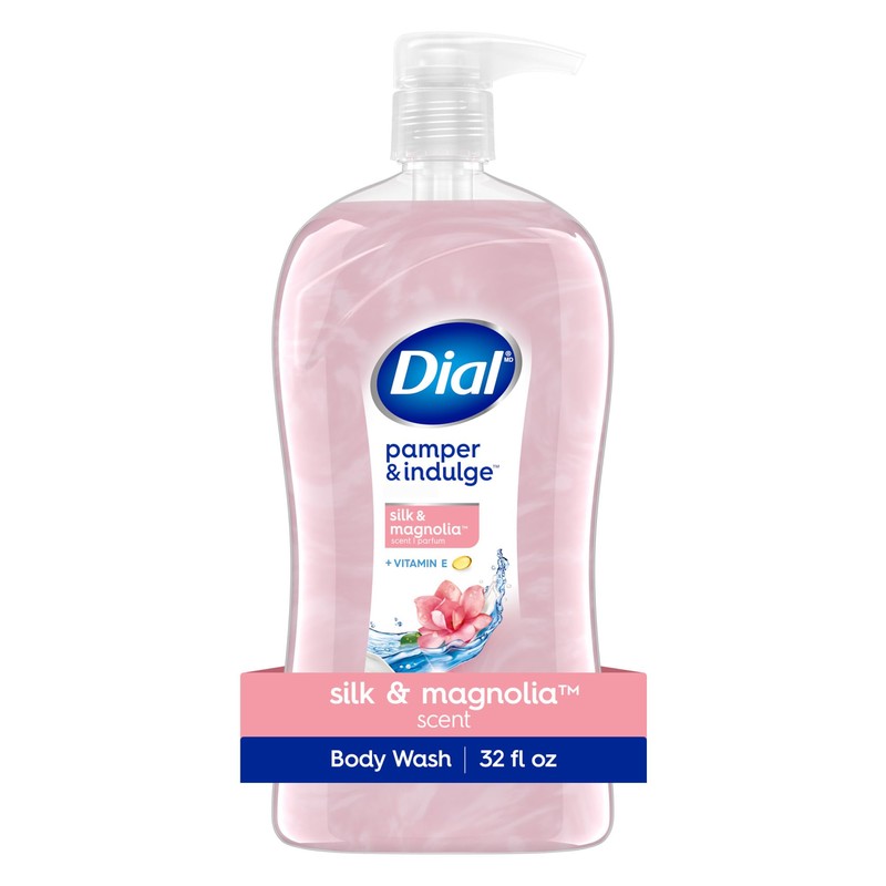 Dial Body Wash, Pamper & Indulge, Silk & Magnolia, 32