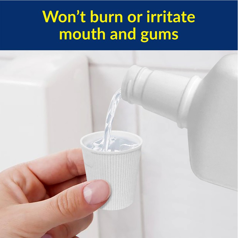 Closys Healthy Teeth Anti-Cavity Oral Rinse Mouthwash with Fluoride, Non-Burning,