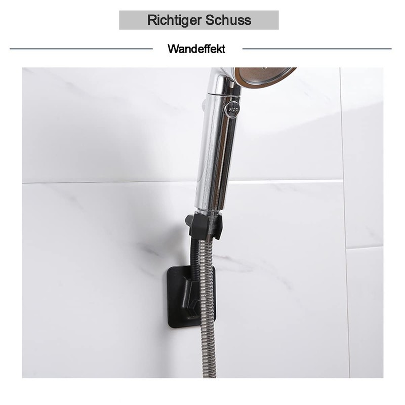 Shower Head Holders, No Drilling, 360° Adjustable, Shower Head Holder,