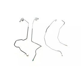 The Stop Shop Stainless Steel Front Brake Line Kit, 1981-87 Chevy/GMC K10 & K15 4WD