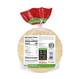 Olé Xtreme Wellness® Street Taco ZERO Net Carbs | 5" Size FlourTortillas | Keto Certified | 10.8 oz.| 14 Count (Pack of 4)