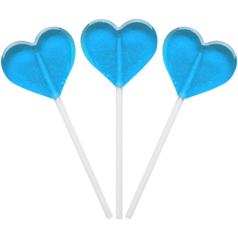 Fruidles Lollipops Mini Heart Shaped Flavored Delicious Lollipop, Individually Wrapped,