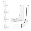 Boloyo Flat Back Acrylic Plate Display Stand , 6 Inch