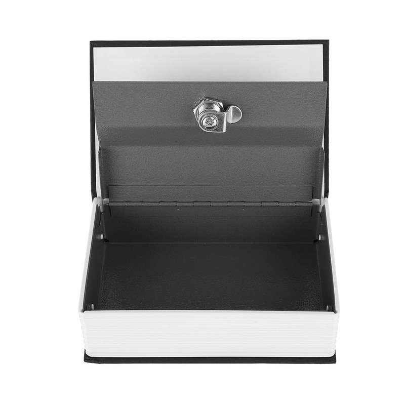 Book Safe Box with 2 Keys, Black English Dictionary Safe