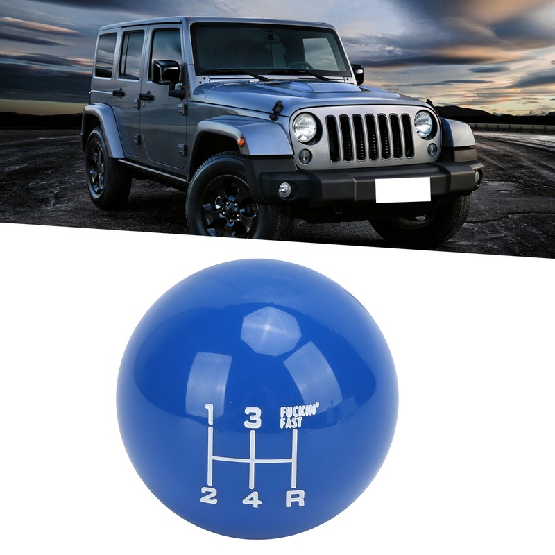 M12x1.25 Gear Shift Knob Head 5Speed WearResistant with 3 Adapter