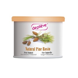 Depileve Cera para depilación con pino, cera de colofonia, 14 onzas, cera depilatoria de pino, cera fina para el cabello, cera para todo el cuerpo