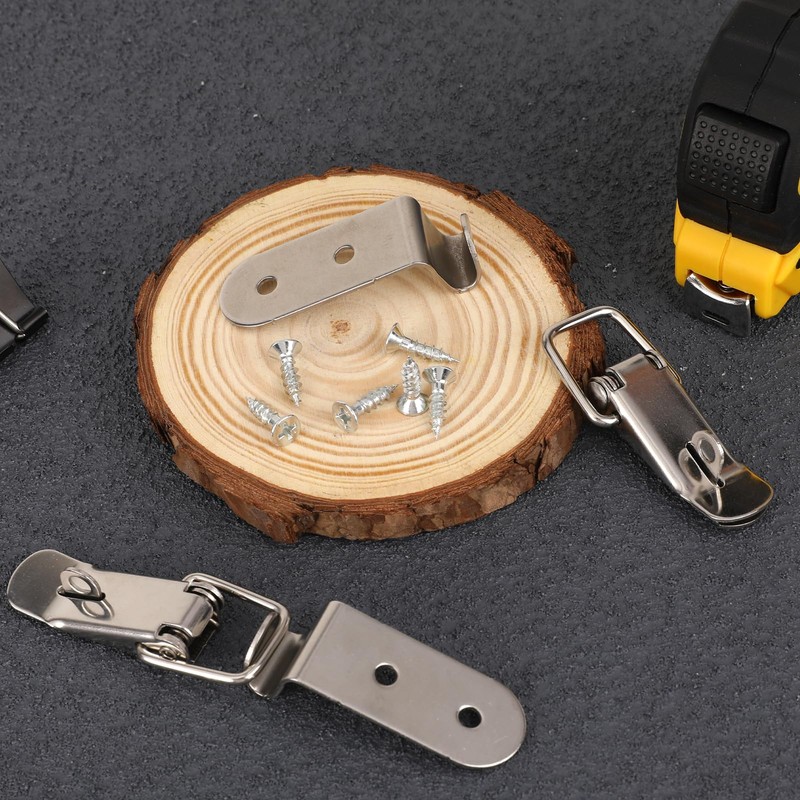 90 Degree Tool Box Hood Locks Latches with Keyhole, Stainless
