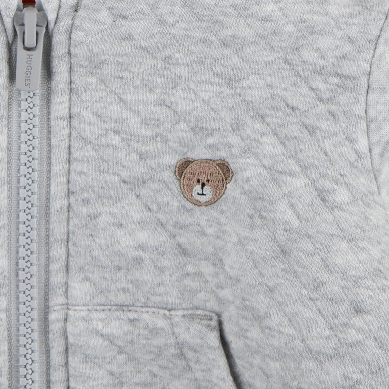 Huggies… Little Hugs Baby Fleece Lined Zip Up Hooded Jacket,