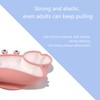 Crab Suction Plate with Suction Cup Base Silicone Divided Plate