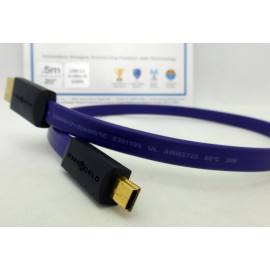 WireWorld Ultraviolet 7 USB 0.5 meter A to mini-B "no frills" packaging