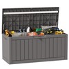 EAST OAK Outdoor Storage Box, 90 Gallon Deck Box, Waterproof