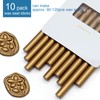 Glue Gun Wax Seal Sticks Antique Gold, Andotopee 10pcs Metallic
