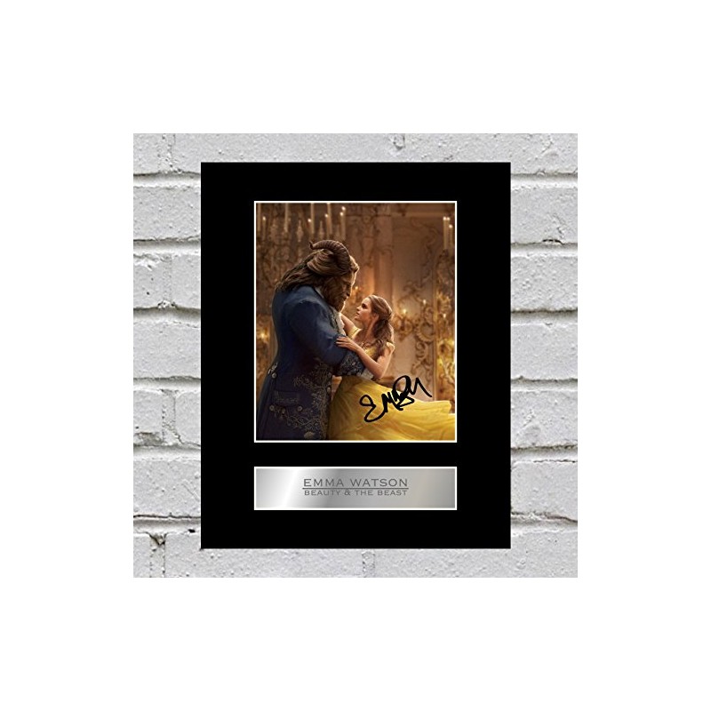 Emma Watson Signed Mounted Photo Display Beauty and The Beast