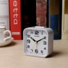 PEAKEEP 3D Numbers No Tick-Tock Analog Alarm Clock with Classic