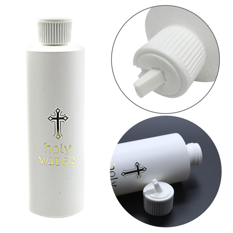 2/5 Pieces Holy Water Bottles 250 ml Religious Cross Easter