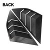 Car Rear Window Louvers, Gloss Black Rear Window Blinds Shutter