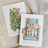 Weihnachtskarten 24 Stück Postkarten, Tierisch schön, Boho Deko, Design, Illustration,