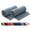 wometo Polar Fleece Blankets, Set of 2, Oeko-Tex, 130 x