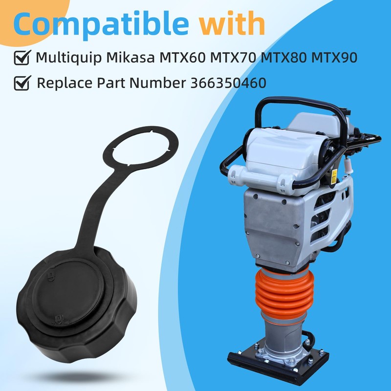 Fuel Tank Cap for Multiquip Mikasa MTX60, MTX70, MTX80 &