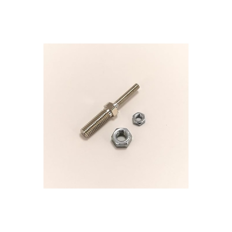 Different Diameter Threaded Rod 0.1 x 0.2 inches (3