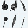 Cuffie 3,5mm per Telefono Cellulare con Microfono Cancellazione del Rumore