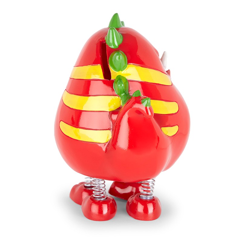 Mousehouse Gifts - Red Monster Piggy Bank with Spring Legs,
