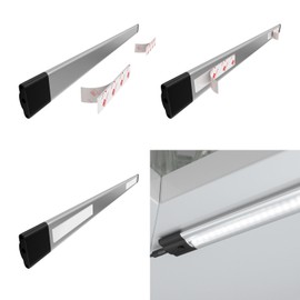 parlat Siris LED Under-Unit Light, Motion Sensor, Flat, 30 cm, Each 370 lm, White, Set of 3