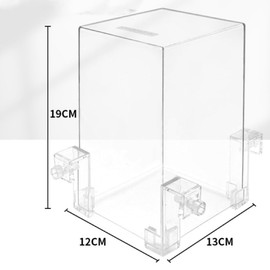 Inverted Fish Tank with Automatic Water Refill, Tabletop Aquarium with Elevator Vacuum, Complete Landscape Decoration Set