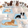 Dog Cooling Mat 2.0, Blue,Thick Long-lasting Cooling Mat for Dogs,
