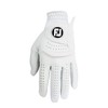 FootJoy Women's Contour FLX Golf Glove, Pearl, Large, Worn on