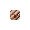 YEEZII Gold Rings Set for Women Non Tarnish, 14K Gold