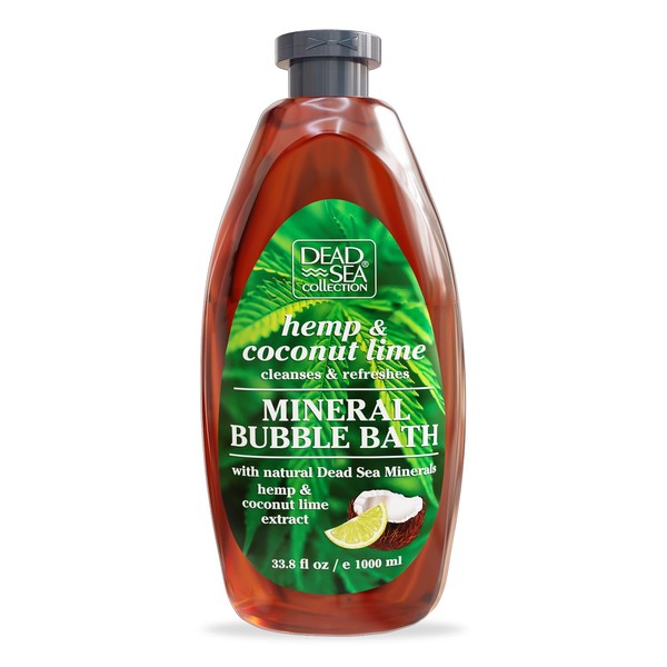 Dead Sea Collection Hemp & Coconut Lime Bubble Bath for