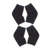 SAFIGLE 2Pairs Moisturizing Gel Heel Socks Crack Ankle Socks for Dry Feet Breathable Material Unisex for Night Wear and Enhanced Foot Care Black