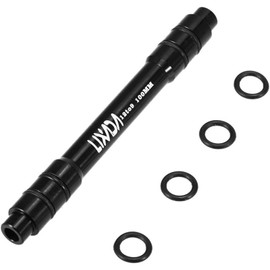 Lixada Conversion Shaft 12 mm to 9 mm QR Adapter MTB Bike Thru Axis Hub Quick Release 100/135/142/148 mm Adapter Hub Front Wheel Bicycle (Black, 100 mm)