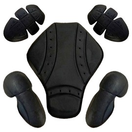 RIDERACT® Mens CE Level 1 Armors Pad Set Motorcycle Bike Armors Shoulder Elbow and Spine Protector for Motorbike Jackets Shirts and Hoodies