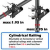BUJ flagpole Mount for Railing no Drilling flagpole Mount for