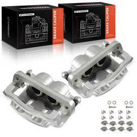 A-Premium Disc Brake Caliper Assembly with Bracket Compatible with Select Ford Models - For F-250 Super Duty/F-350 Super Duty 2005-2012 - Front Driver and Passenger, 2-PC Set