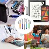 HOLIV 5-Piece Retractable Capacitive Stylus for Touch Screens, Smart Devices,