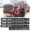 4Pcs Kit 2019-2026 Sierra Denali Letters Emblems 1500 HD 2500