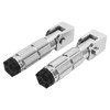 2Pcs Motorcycle Foldable Foot Pegs M8 Antislip Aluminium Alloy Universal
