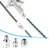 Chiloskit 7pcs Airbrush Hose Adaptor Connector Fitting Set, 1/4 to