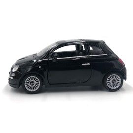 Model Making in Scale Fiat Model 500 in Scale 1:36 f i a t 500 (New 500 Black)