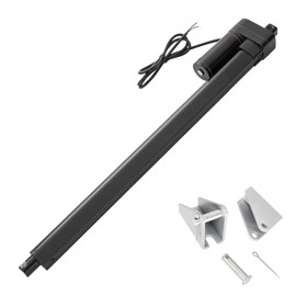 JQDML 20 Inch 20" Stroke 660lbs/3000N Speed 5mm/s Heavy Duty IP65 Waterproof Linear Actuator 12V Electric Actuator with Mounting Brackets