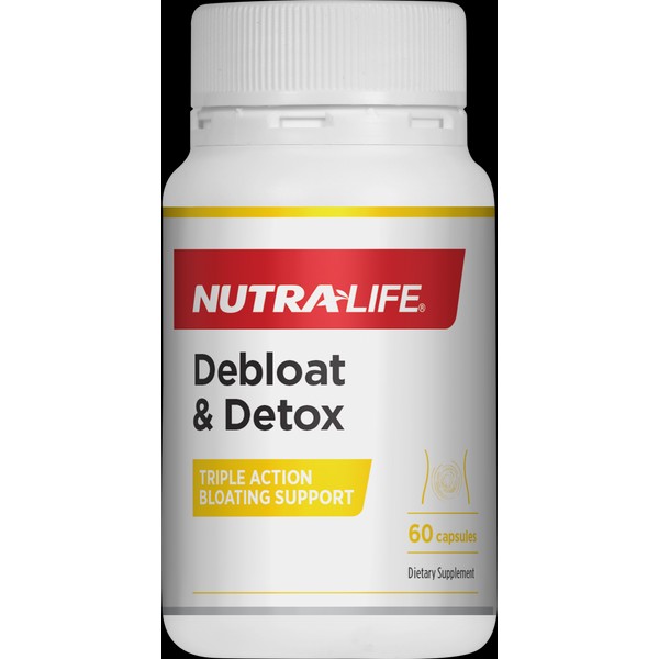 Nutra-Life Nutralife Debloat & Detox Capsules 60