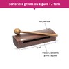 FUZEAU Wood Block DTP 635 Rosa Zwei Ton